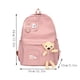 thumbnail image 3 of Mochila Con Decoración De Oso De Peluche, Mochila Escolar De Estilo Preppy Simple, Mochila De Viaje Para Estudiantes Kawaii, 3 of 4