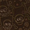 thumbnail image 1 of Ahgly Company Machine Washable Indoor Square Transitional Night Black Area Rugs, 4' Square, 1 of 7