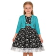 thumbnail image 2 of Girls Formal Dress Layered Cake Tutu Skirt For Piano Recital Performance Party Occasion, 2 of 9