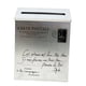 thumbnail image 3 of Buzón de correos de hierro galvanizado vintage, buzón para cartas, buzón para periódicos Gris, 3 of 6