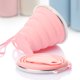 thumbnail image 4 of Botella de agua plegable, taza de camping con mosquetón, reutilizable, plegable, para viajes, gimnasio, senderismo（Rosa）, 4 of 4