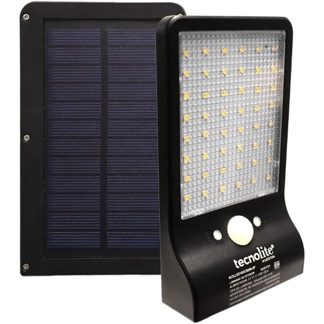 Lámparas solares, paquete con lámparas solares para exteriores IP54 IK5 con sensor de movimiento 3 modos de iluminación Control remoto
