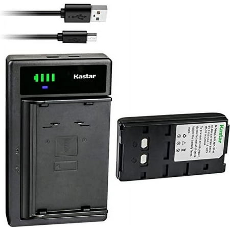 Kastar 1-Pack NP-55H Battery and LTD2 USB Charger Compatible with Sony CCD-TR720E CCD-TR73 CCD-TR74 CCD-TR740E CCD-TR75 CCD-TR750 CCD-TR750E CCD-TR75BR CCD-TR75E CCD-TR78 CCD-TR8 CCD-TR805 CCD-TR805E