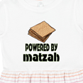 thumbnail image 4 of Inktastic Funny Passover Powered by Matzah Girls Toddler Dress, 4 of 5