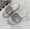 Silver, variant on Women's Rhinestone One-Strap Slide Sandals Glitter Flat Non-slip Summer Beach Casual Slippers Silver 41