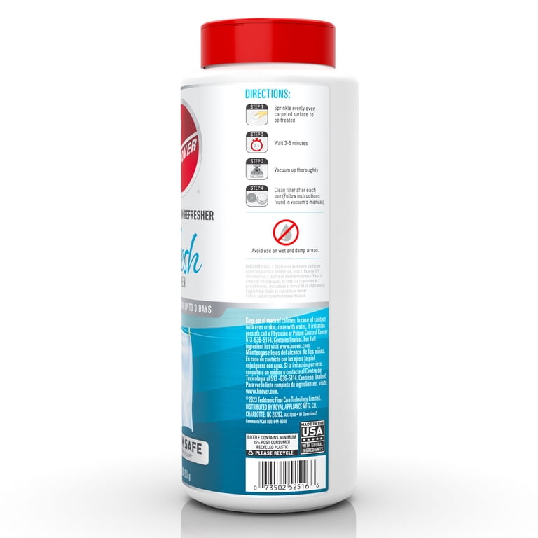 Hoover Carpet & Room Refresher Powder, Fresh Linen, 32 oz photo 2