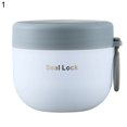 thumbnail image 2 of Tasse à Soupe 600 ml Étanche Grande Capacité en Acier Inoxydable à Double Paroi, Pot Alimentaire Isolé sous Vide pour l'École, 2 of 8