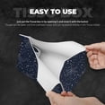 thumbnail image 3 of Tissue Box Cover, dragonfly stars navyblue starry Rectangular Leather Tissue Holder - Tissue Case Facial Paper Organizer for Bathroom, Vanity Countertop, Tabletop, Car, Napkin, 3 of 6