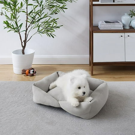 UPC: 0850018680509 | Ellie – Machine washable Medium Gray Dog Bed