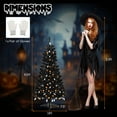thumbnail image 3 of Costway 4.5 FT Artificial Halloween Tree with 281 Branch Tips 65 Orange Pumpkin Lights, 3 of 10