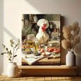 thumbnail image 6 of Chicken Turkey Pastry Canvas Print Wall Art Farmhouse Decor for Kitchen Dining Room Restaurant Cafe Home, 6 of 8