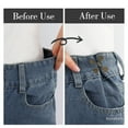thumbnail image 2 of Pant Waist Tightener 4pack Jeans Button Tightener Waistband Adjuster Clips, 2 of 7