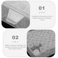 thumbnail image 2 of PTOOTP 1 Set Clear Storage Container for Management Plastic Organizer 11.4x6.3x2.2in, 2 of 8