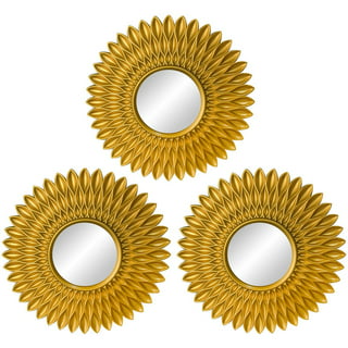 Elane 90 Pieces Mini Size Round Mirror Small Mirrors for Crafts Acrylic Mirror,for Mirror Tiles for Crafts and DIY Projects Supplies,1 inch,2 inch,3