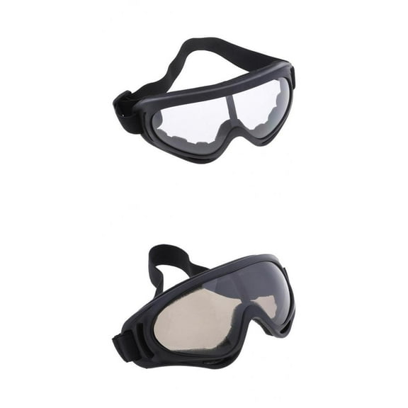 2 Pairs Motorbike ATV Sports Windshield Outdoor Goggles Sports Riding Glasses Dust Goggles
