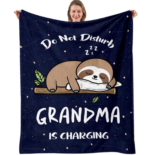 Manta Nahjiiem 127x152 cm de Franela Suave - Regalo para Abuela