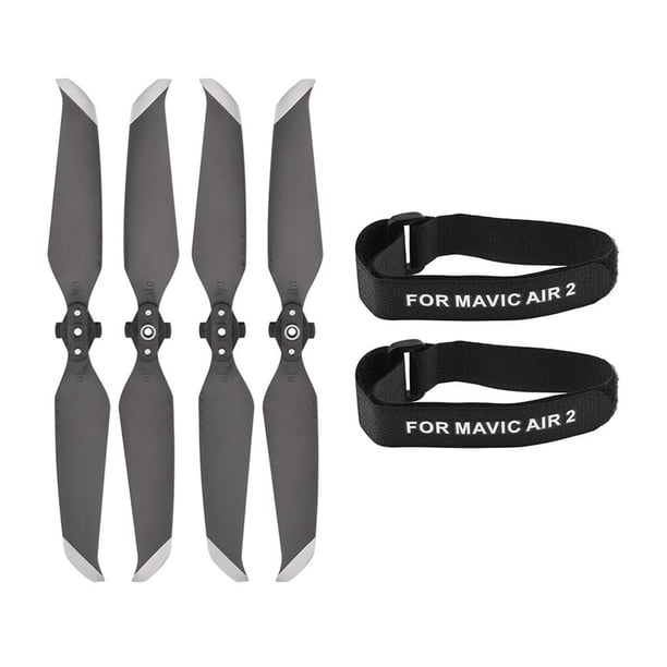 6 Unids / set Drone Propeller Stabilizer Kit Propeller Holder Strap Set Reemplazo para Mavic Air 2, Silver Edge Inevent EL4816-01B