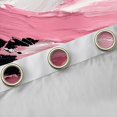 thumbnail image 4 of Manfei Female Men Abstract Gradient Oil Painting Black Out Curtains,Grey Pink Curtains Pack of 2 (42x63 Each),Vintage Aesthetic Bedroom Curtains,Lightweight Room Decor, 4 of 6