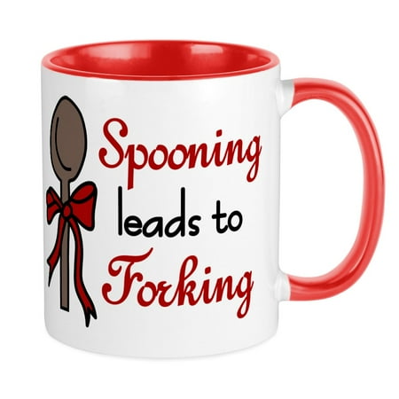 

CafePress - Spooning Mug - Ceramic Coffee Tea Novelty Mug Cup 11 oz