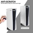 thumbnail image 3 of Insten Silicone Skin Cover For PS5 Disc Edition Console, Anti-Scratch Anti-Dust Protective Case, White, 3 of 10