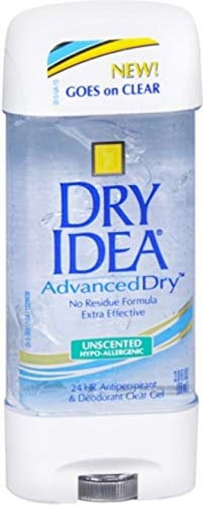 Dry Idea Antiperspirant Deodorant Gel, Unscented, 3 oz - image 2 of 9