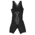 thumbnail image 1 of Faja moldeadora de cuerpo para mujer, ropa moldeadora transpirable para quemar grasa, Control de barriga, levantamiento de cadera (negro), 1 of 8