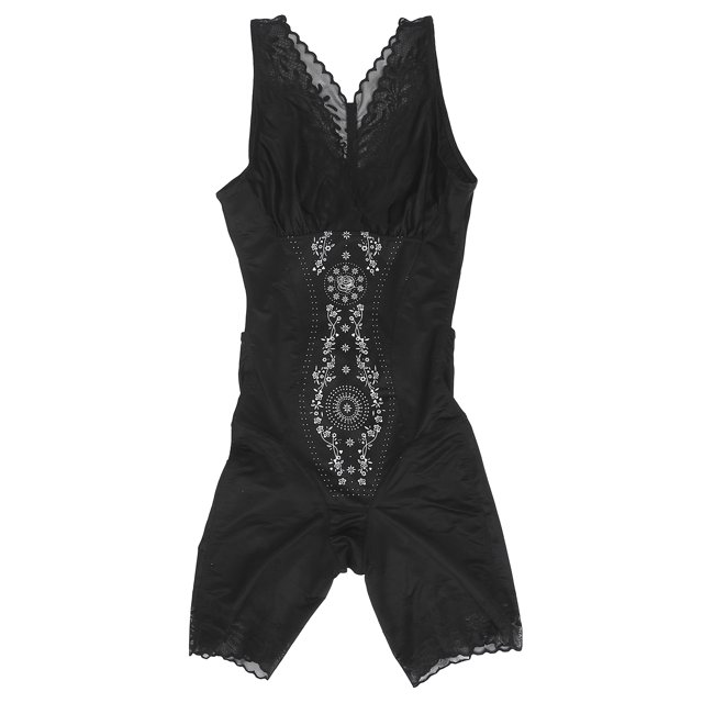 Faja moldeadora de cuerpo para mujer, ropa moldeadora transpirable para quemar grasa, Control de barriga, levantamiento de cadera (negro)