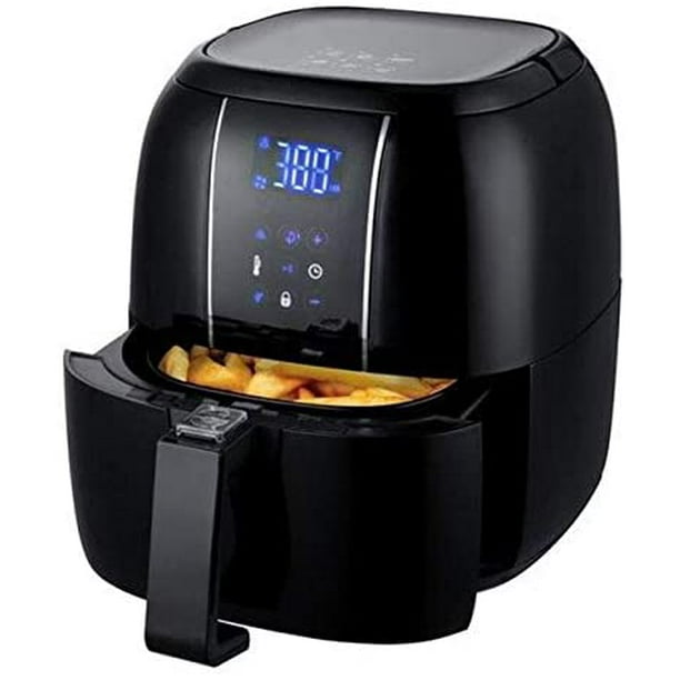 Ovente Electric Air Fryer 3.2Quart for Grilling Roasting with Digital