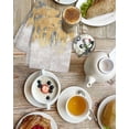 thumbnail image 4 of Yellow Grey Abstract Kitchen Dish Towels for Drying Dishes Set of 3, Gradient Geometric Graffiti Modern Art Waffle Weave Microfiber Hand Tea Bathroom Towels Quick Dry & Absorbent Towel 15.7x23.6, 4 of 7