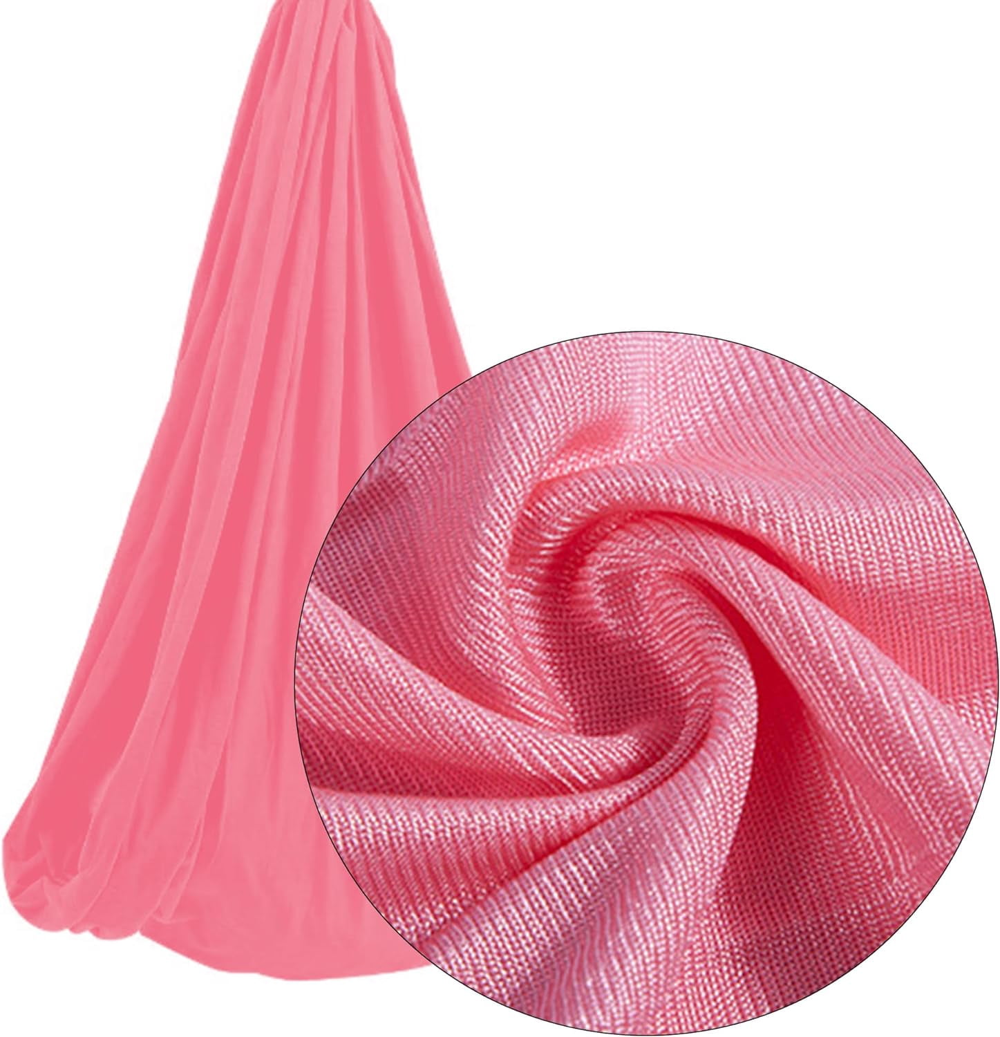 Indoor Sensory Swing for Kids : 60"×110" Autism Swing Indoor for Kids' Sensory Training Use,Sensory Swing Suitable for Children with Autism, ADHD, Sensory Impairments (Pink)