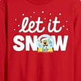 thumbnail image 2 of SpongeBob SquarePants - Let It Snow - Men's Long Sleeve T-Shirt, 2 of 5