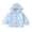 Blue PAMJBQ21, variant on KEXE Rain Jacket Kids Little Kid Hood Woven Floral Outerwear Loose Bubble Sleeve For Newborn Holiday Shooting(3-4 Years,White)