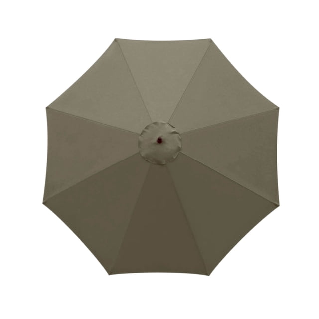 Toile de Remplacement pour Parasol 3m, Polyester Résistant pour Cadres à 8 Nervures