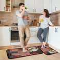 thumbnail image 7 of SKYSONIC Fireworks American Flag Bald Eagle Kitchen Mats and Rugs Fourth of July Floor Runner Area Rug Washable Carpet Perfect for Living Room Bedroom Entryway 20x28inches + 20x47inch, 7 of 7