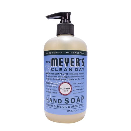 (3 Pack) Mrs. Meyer's Clean Day Liquid Hand Soap, Bluebell, 12.5 Fl (Best Liquid Hand Soap For Dry Hands)