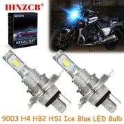 IHNZCB for Yamaha Vmax VMX540 VMX1200 VMX1700 - 2X HS1 9003 H4 HB2 LED Headlights Bulb 55W Ice Blue YTL,Motorcycle Light,Y108