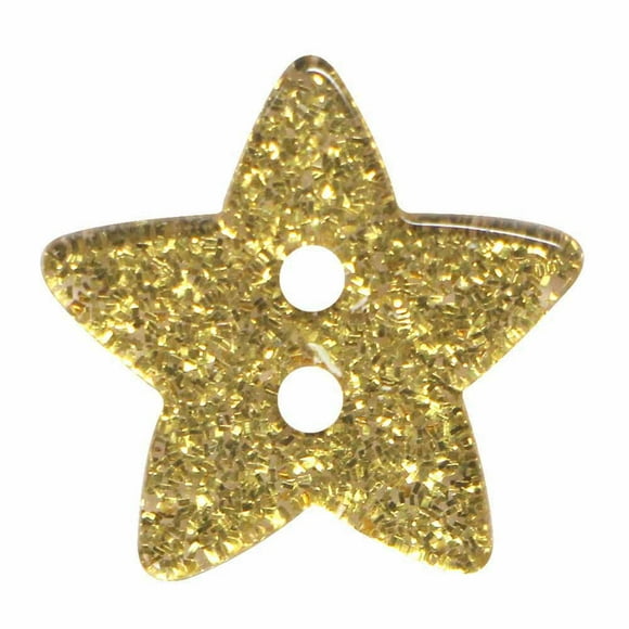 Bouton Fleur Fantaisie EMBASSY, Orange, 17 mm (5/8″), paquet de 3, 2 trous 18 mm
