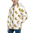 thumbnail image 2 of Pofeuu Leopard Print Print Teenage Zipper Hoodie Sweatshirts Hooded Casual Jackets With Pocket For Boys Girls-Medium, 2 of 6