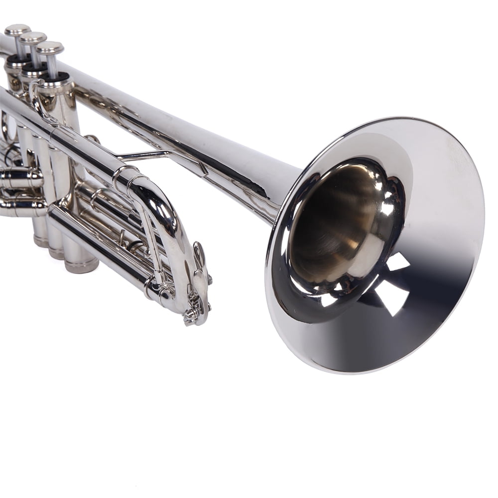 Trumpet Set for Students Beginner Bb Standard Brass Instrument ,DFITO Trumpet  with Mouthpiece Gloves Set