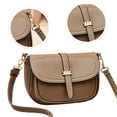 thumbnail image 3 of Bolso bandolera para mujer, bolso para teléfono móvil, tarjetero, cartera, monedero y bolsos de mano, color caqui, 3 of 5
