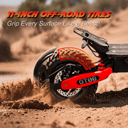 1200W Electric Scooter For Adults,48V/23.4AH,Top Speed 28MPH,40Miles 11 Off-Road Tires Folding City Commuting EScooter With Shock Absorption
