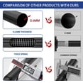 thumbnail image 2 of Shower Curtain Rod,43-72 Inch Adjustable Tension Shower Rod Never Rust Non-Slip No Drilling Spring Tension Curtain Rod,Black Bathroom Shower Spring Rod, 2 of 6
