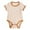 Khaki, variant on Otqutp Toddler Outdoor Bodysuit Baby Girls Romper Short Sleeve Round Neck Solid Color Outside Bodysuit Romper Jumpsuit Clothes
