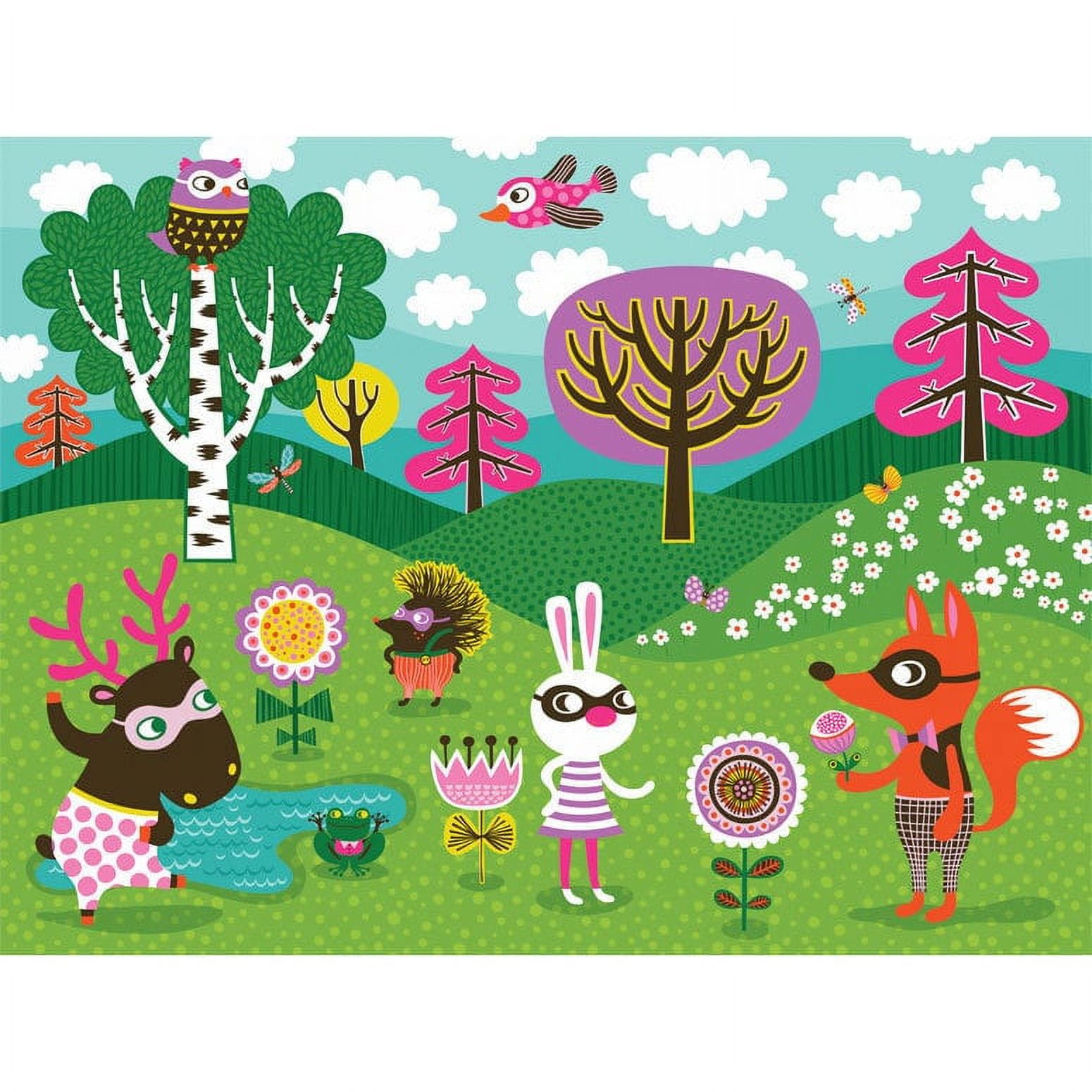 Oopsy Daisy Fine Art for Kids Paper Mache Elephant Boyキャンバス壁アートby Paola Zakimi 10 x 14