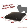 thumbnail image 3 of Majestic Pet | Villa Velvet Rectangle Pet Bed For Dogs, Removable Cover, Storm, Small, 3 of 6