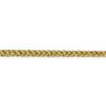 thumbnail image 3 of Primal Gold 14 Karat Yellow Gold 4.65mm Semi-solid 3-Wire Wheat Chain, 3 of 7