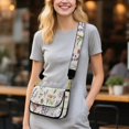 thumbnail image 2 of ZUXONGSY Tulip Lavender Print Shoulder Handbag for Women Lightweight Crossbody Bag Fashion Satchel with Adjustable Wide Strap for Dating Workout, 2 of 7
