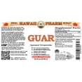 thumbnail image 2 of Guar (Cyamopsis Tetragonoloba) Dry Gum Powder Liquid Extract Tincture. Expertly Extracted by Trusted HawaiiPharm Brand. Absolutely Natural. Proudly made in USA. Tincture 32 Fl.Oz, 2 of 3
