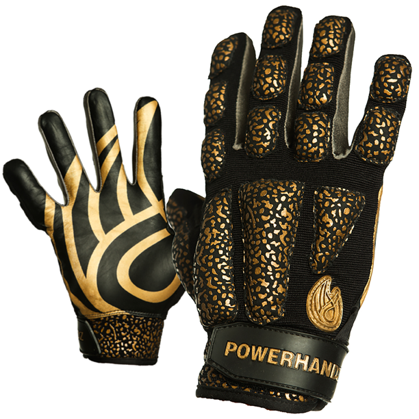 POWERHANDZ Weighted AntiGrip Basketball Gloves for Ball Handling