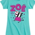 thumbnail image 3 of Peppa Pig - Zoe Zebra - Girls Toddler And Youth Fitted Short Sleeve Tee, 3 of 5